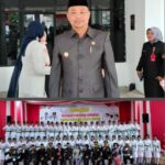 Bupati Eddy Raya Samsuri  Kukuhkan Paskibraka Barito Selatan Harapkan Jadi Generasi Pemimpin Masa Depan